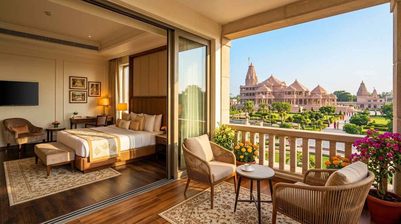 Deluxe Room with Mandir Balcony