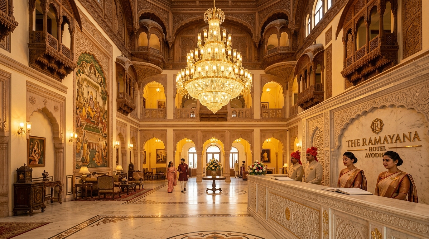 The Ramayana Hotel Grand Lobby Ayodhya